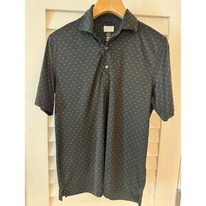 Greg Norman Men’s Patterned Polo (Size S, “Play Dry” Mesh Material)